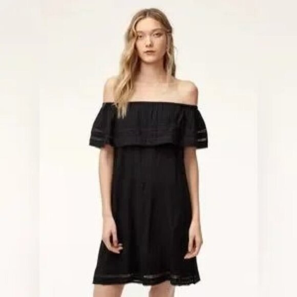 Aritzia Wilfred Emmie Off the Shoulder Dress - Picture 1 of 10